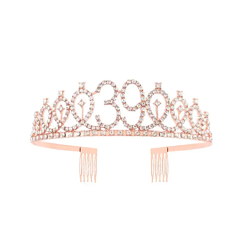 European & American Birthday Crown with Rhinestones - Image 75