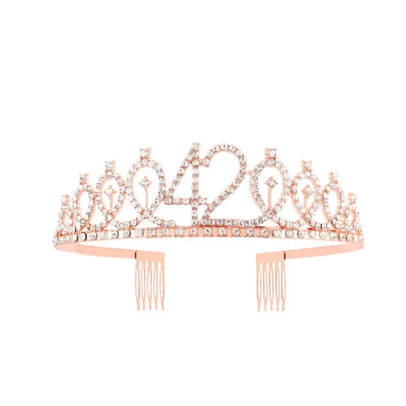 European & American Birthday Crown with Rhinestones - Image 76