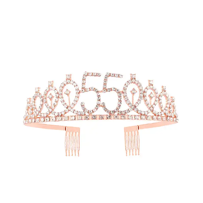 European & American Birthday Crown with Rhinestones - Image 84