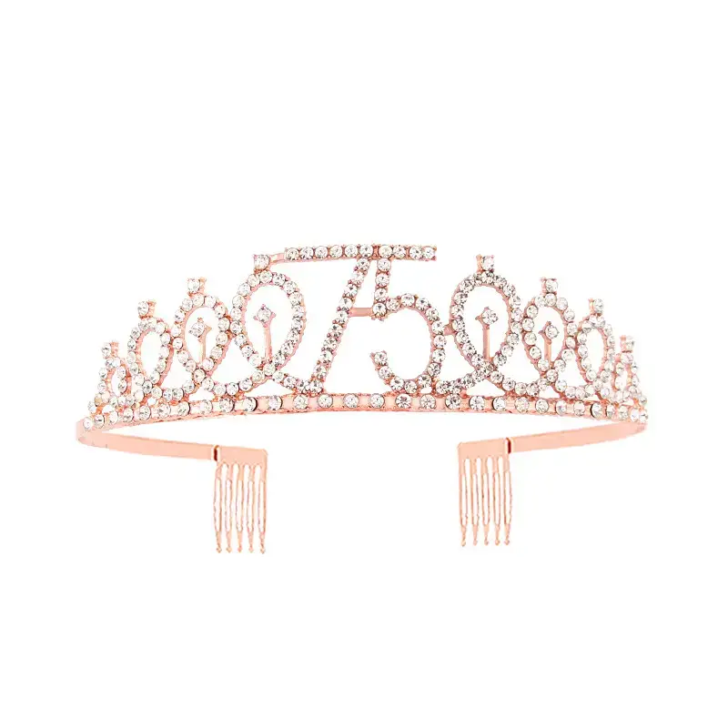 European & American Birthday Crown with Rhinestones - Image 86