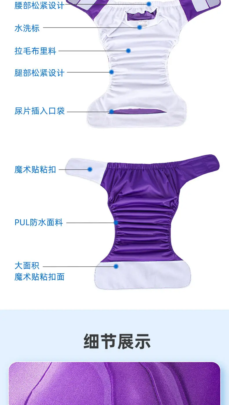 Black Anti-Slip Leak Diapers for Elderly Use — feature 7