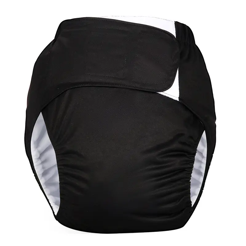 Black Anti-Slip Leak Diapers for Elderly Use - Image 2