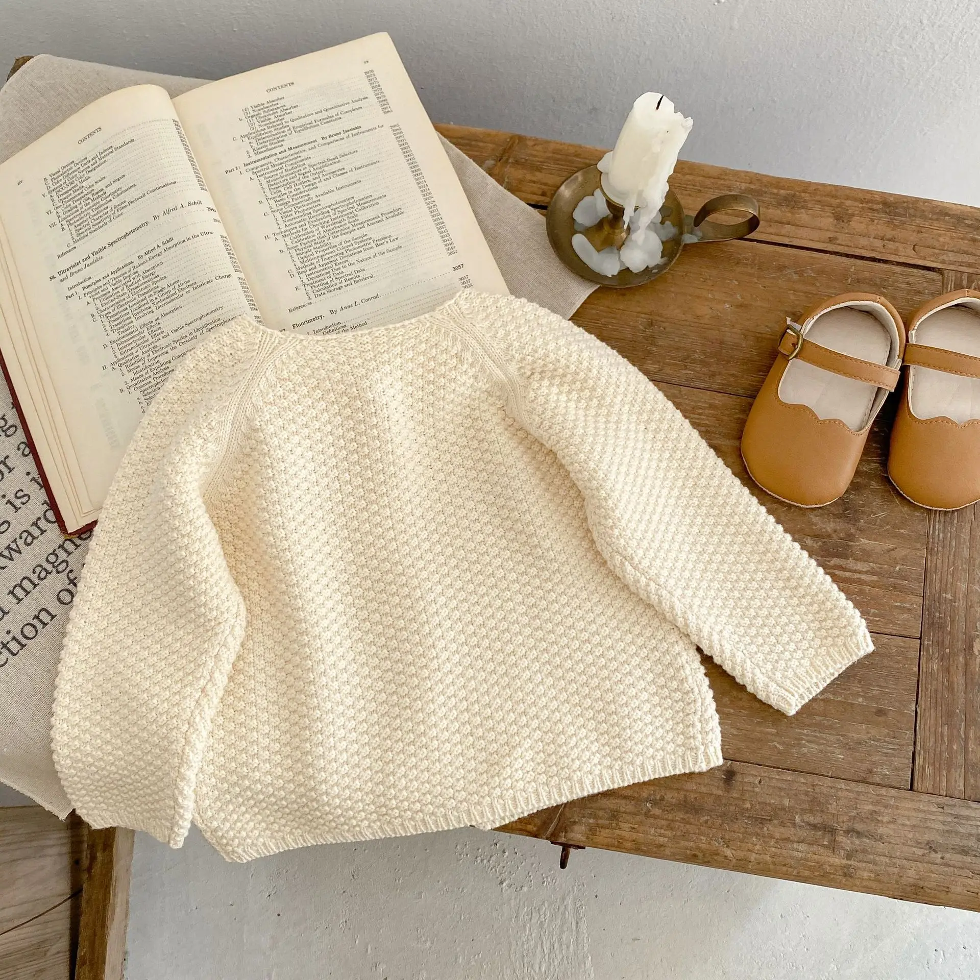 Spring & Autumn Baby Boys Girls Cotton Crewneck Cardigan — feature 4