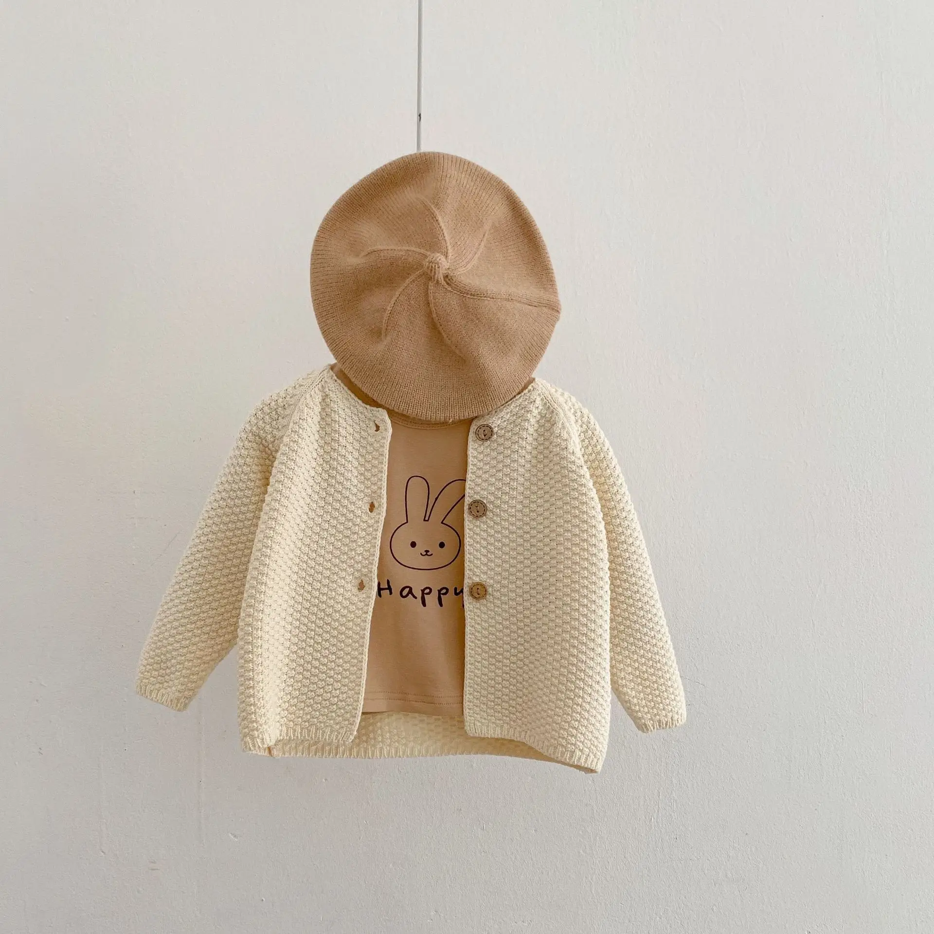 Spring & Autumn Baby Boys Girls Cotton Crewneck Cardigan — feature 6