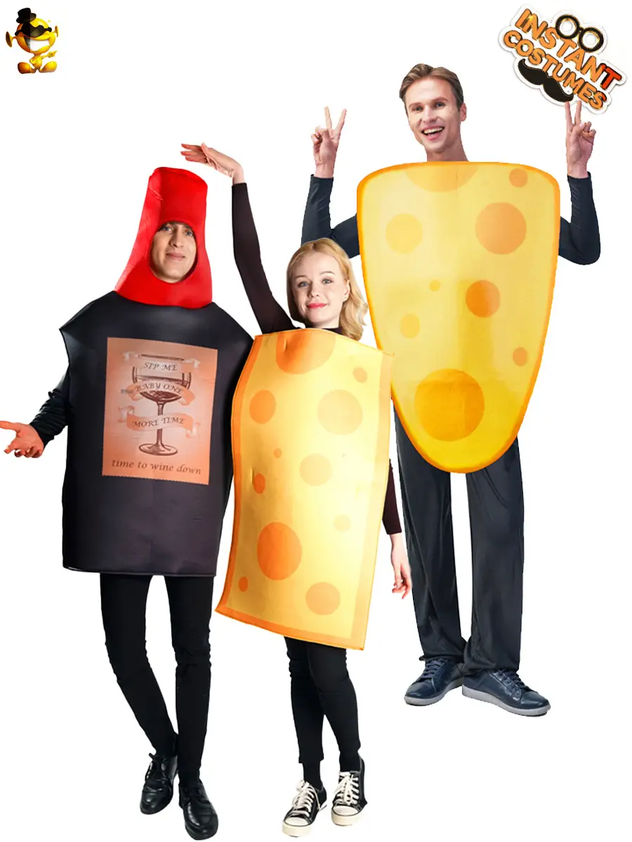 Halloween Funny Cheese Costume for Adults - Image 3