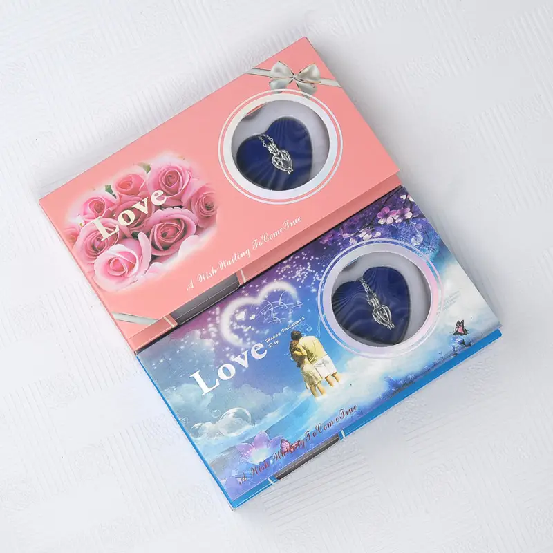 Pearl Clams with Pendant Necklace Gift Box Set - Image 3
