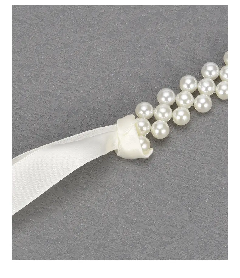 Korean Pearl Waist Chain Women's Dress Shirt Belt — feature 17