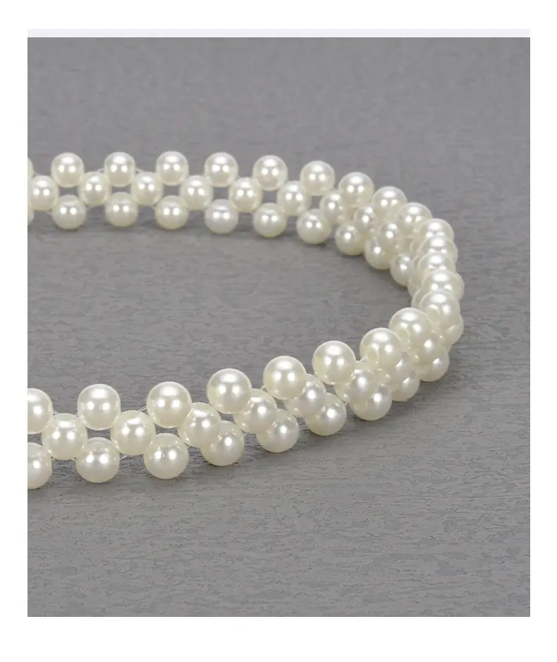 Korean Pearl Waist Chain Women's Dress Shirt Belt — feature 18