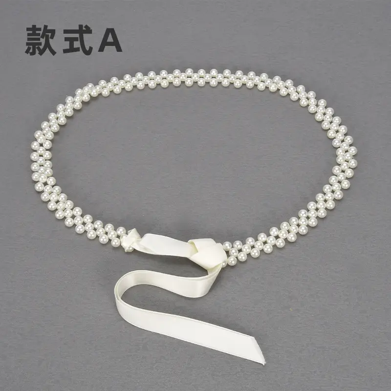 Korean Pearl Waist Chain Women's Dress Shirt Belt