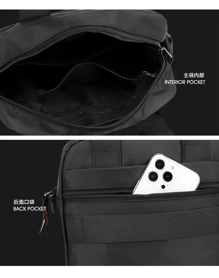 Korean Style Large Capacity Crossbody Bag for Men — feature 11