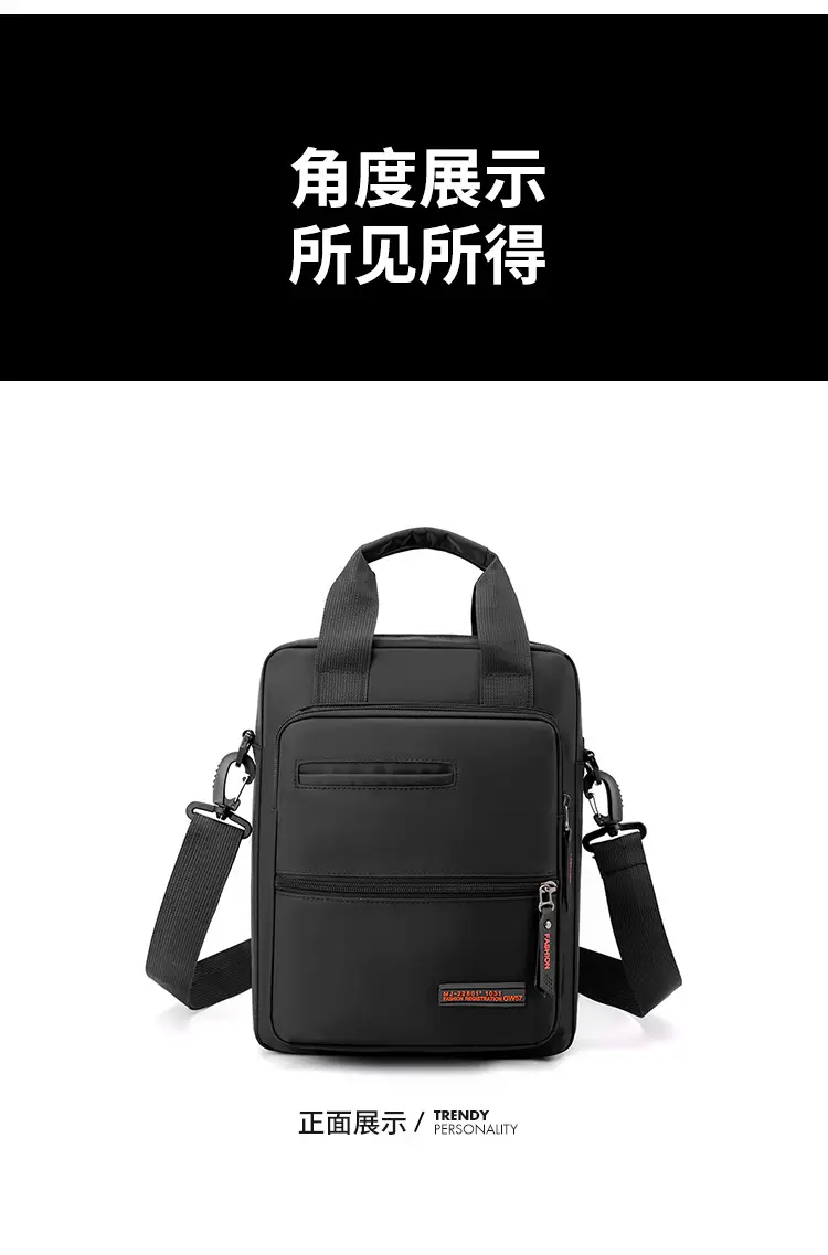 Korean Style Large Capacity Crossbody Bag for Men — feature 14