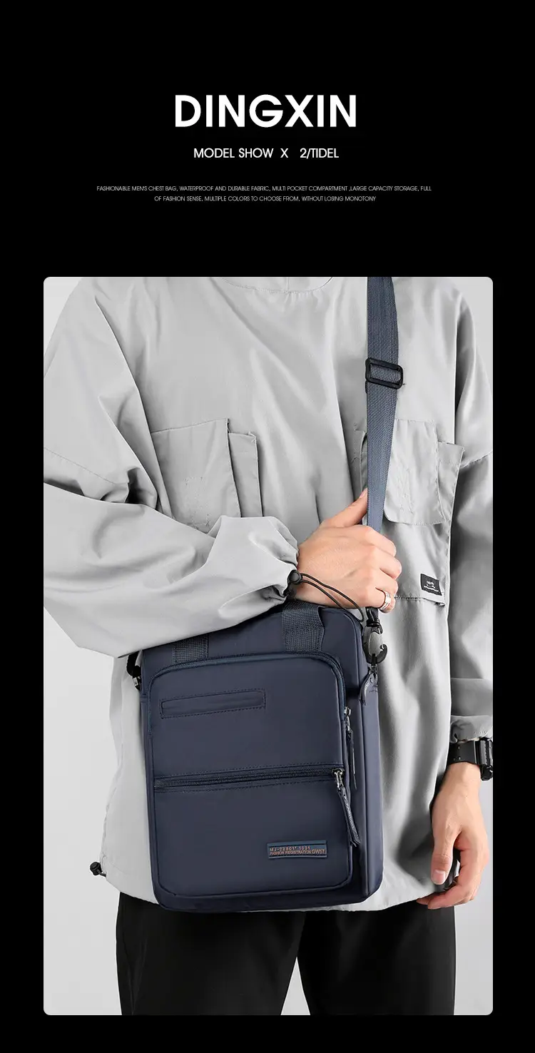 Korean Style Large Capacity Crossbody Bag for Men — feature 4