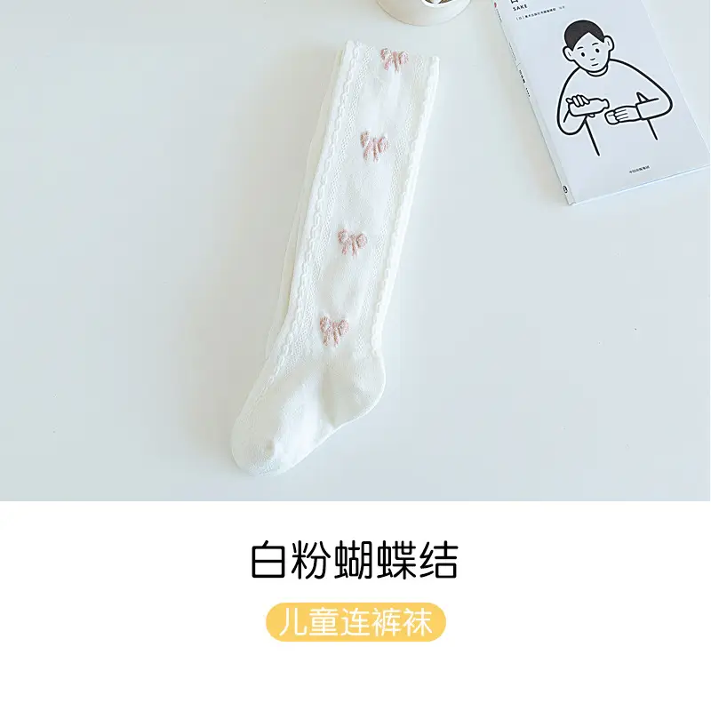 2025 Cotton Baby Leggings White Summer Girls - Image 4