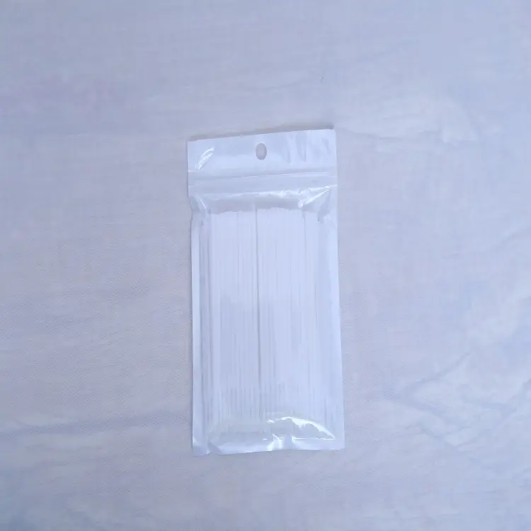 Green Eyelash Swabs for Tattoo Embroidery Cleaning - Image 16