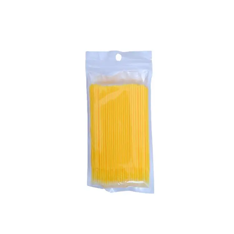 Green Eyelash Swabs for Tattoo Embroidery Cleaning - Image 18