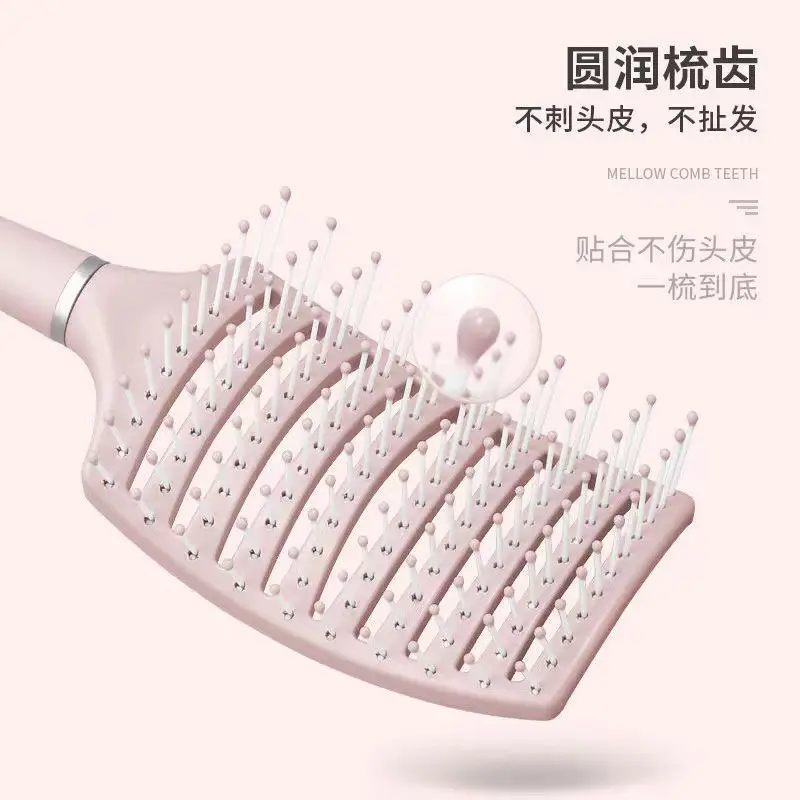 Pink Hair Comb for Fluffy Hair & Hair Massage - Image 6