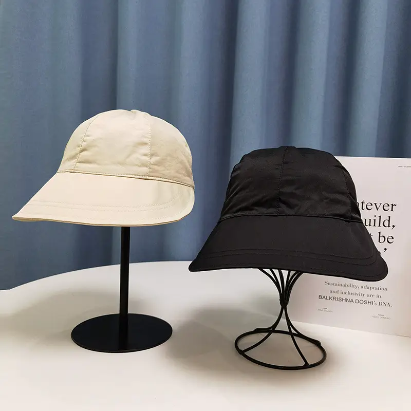 Women UV Bucket Hat Large Bristle Sun Protective