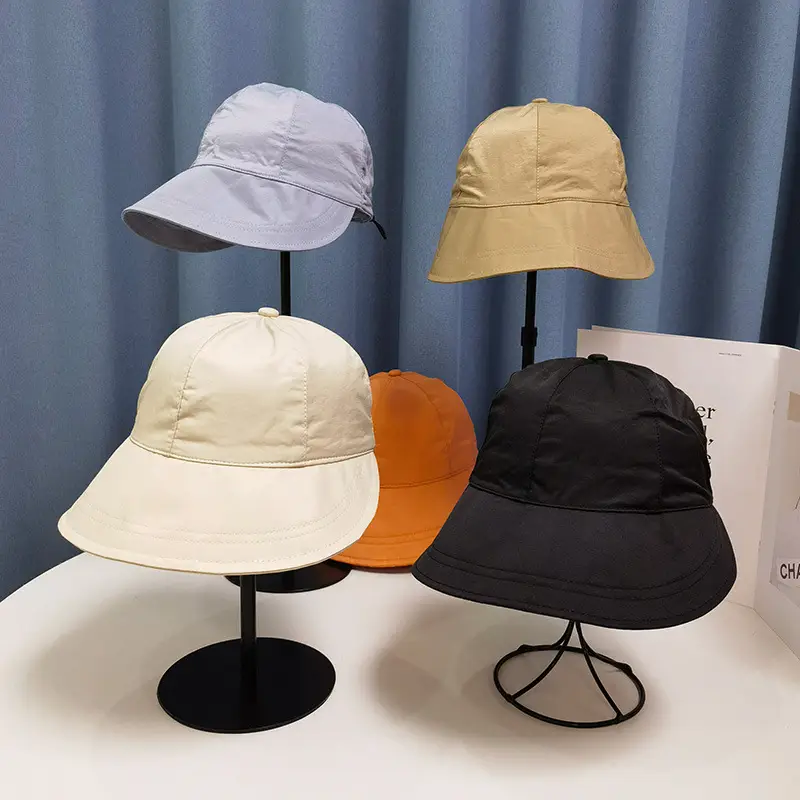 Women UV Bucket Hat Large Bristle Sun Protective