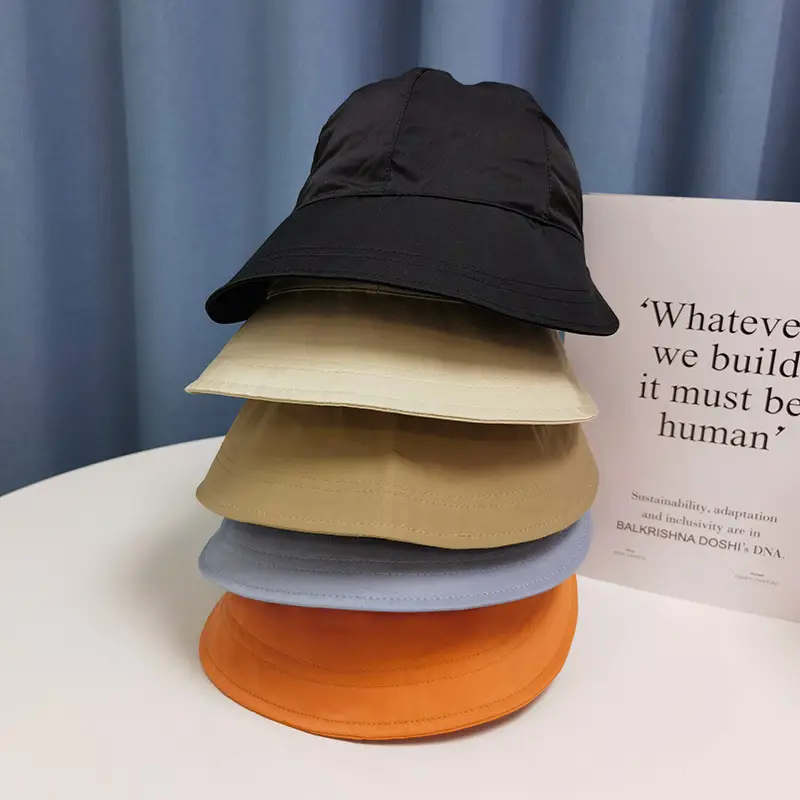 Women UV Bucket Hat Large Bristle Sun Protective