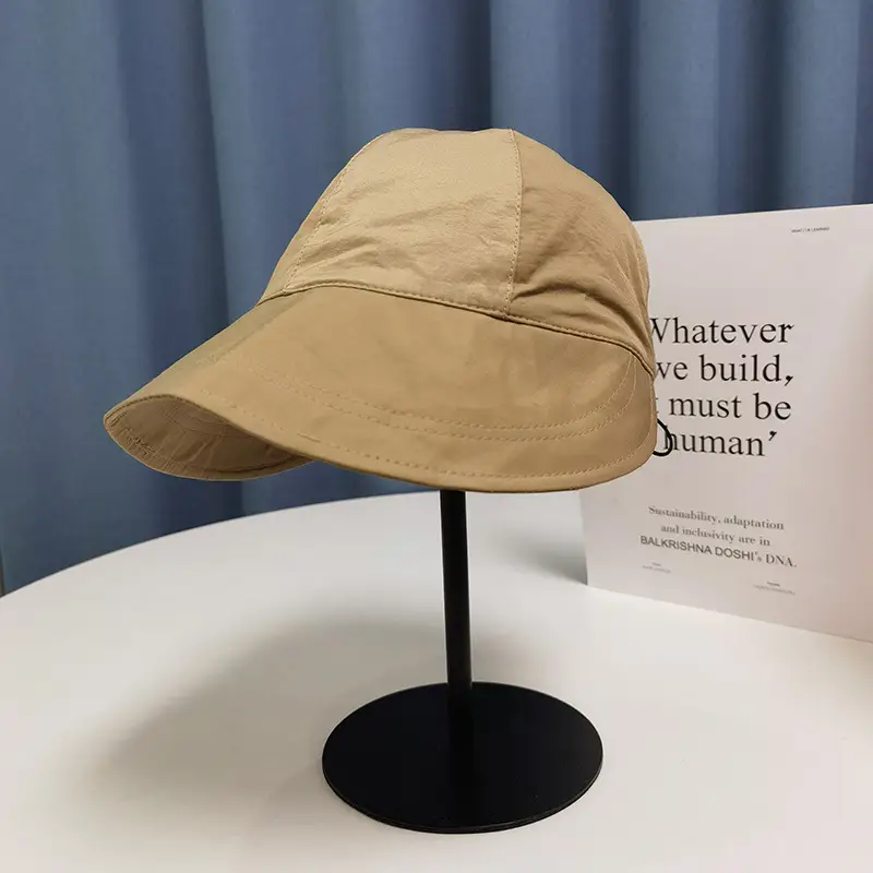 Women UV Bucket Hat Large Bristle Sun Protective