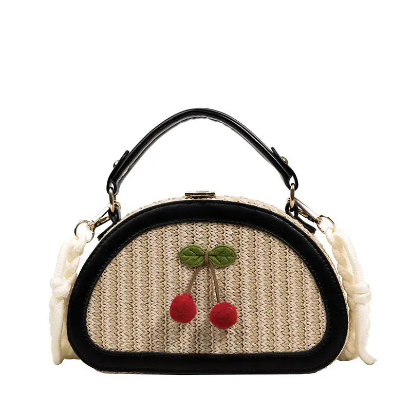 Retro Shell Bag Handheld Contrast Color 2025 Winter - Image 10