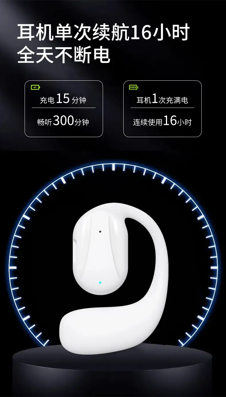 Bluetooth Earphone with Bone Conduction & Open OWS Design — feature 12