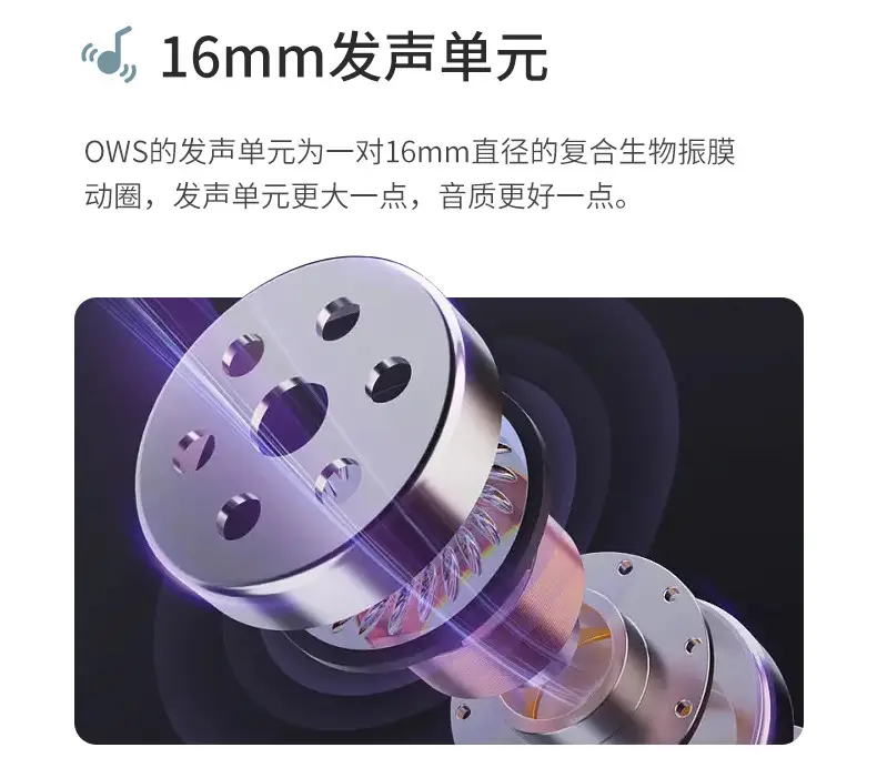 Bluetooth Earphone with Bone Conduction & Open OWS Design — feature 6