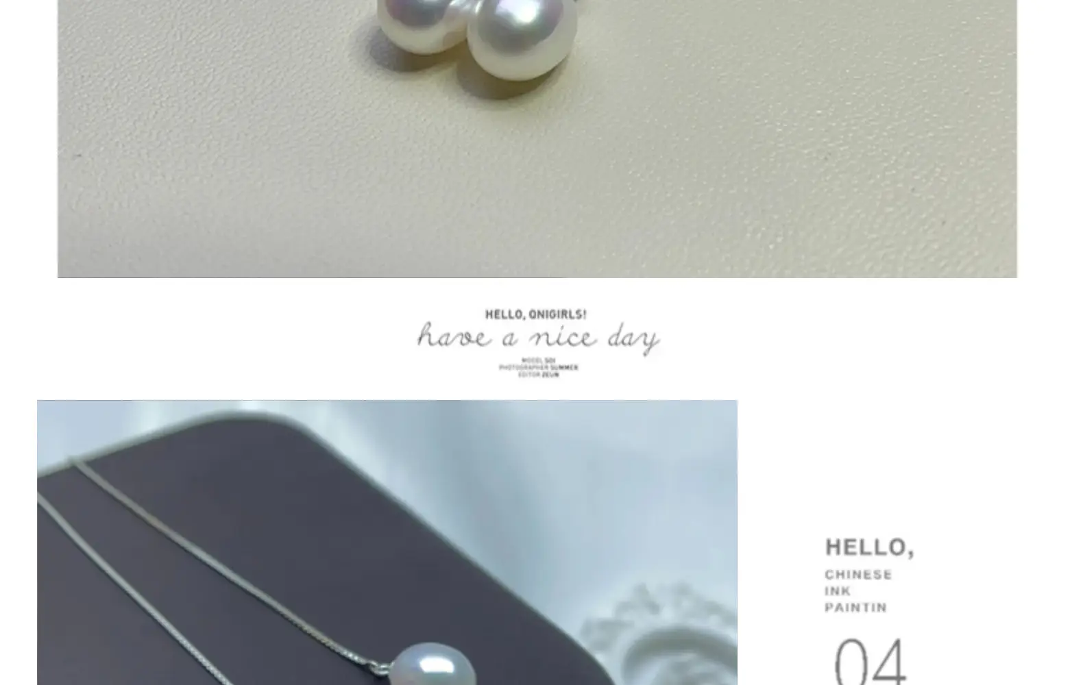 Natural Pearl Long Earline Earrings for Women — feature 11