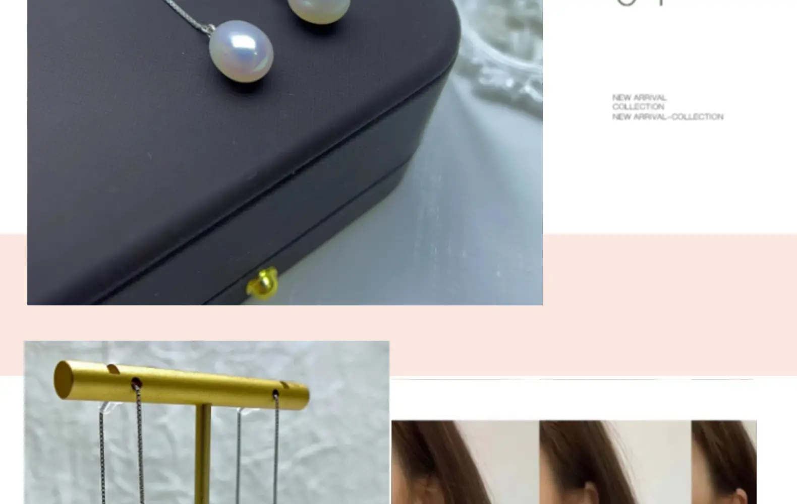 Natural Pearl Long Earline Earrings for Women — feature 12
