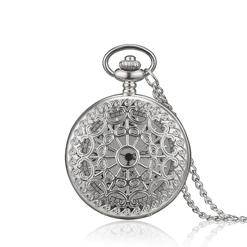 Vintage Antique Spider Web Design Pocket Watch Gift - Image 3