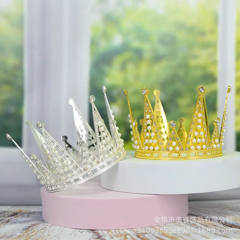 Pearl Crown Decoration for Weddings & Birthdays - Image 7