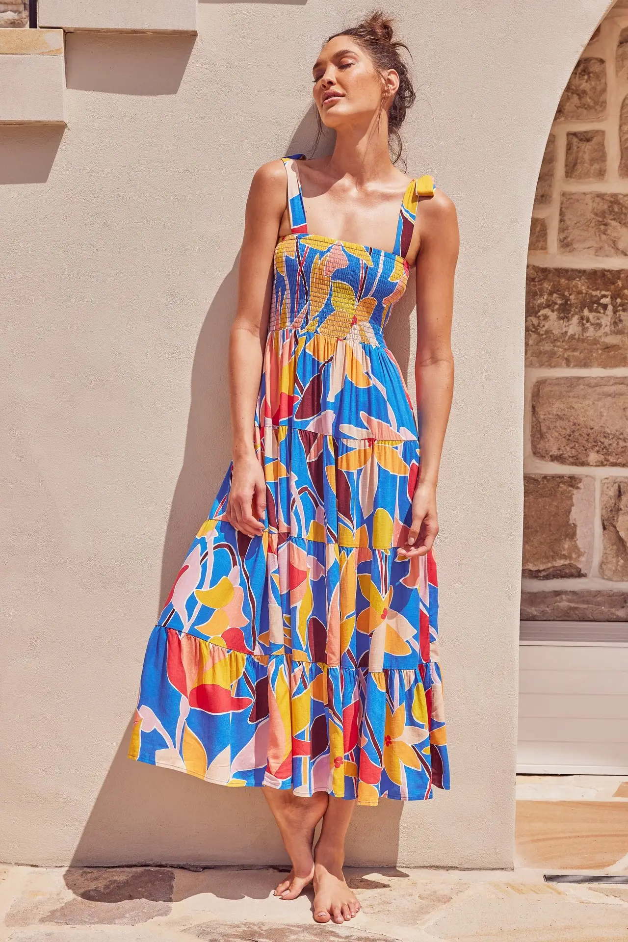 Pink Long Sleeve Printed Dress for Women 2025 — feature 15