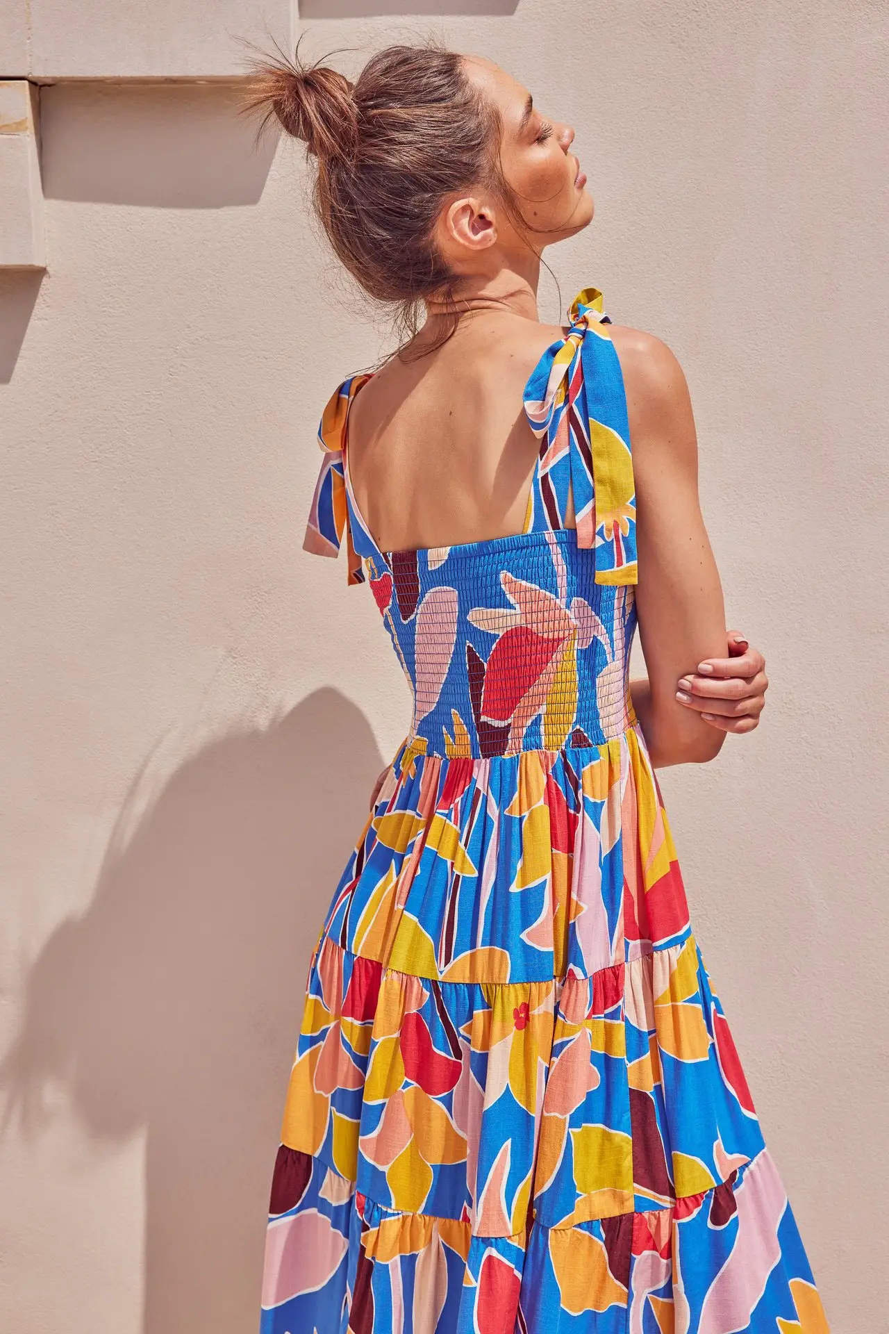 Pink Long Sleeve Printed Dress for Women 2025 — feature 16