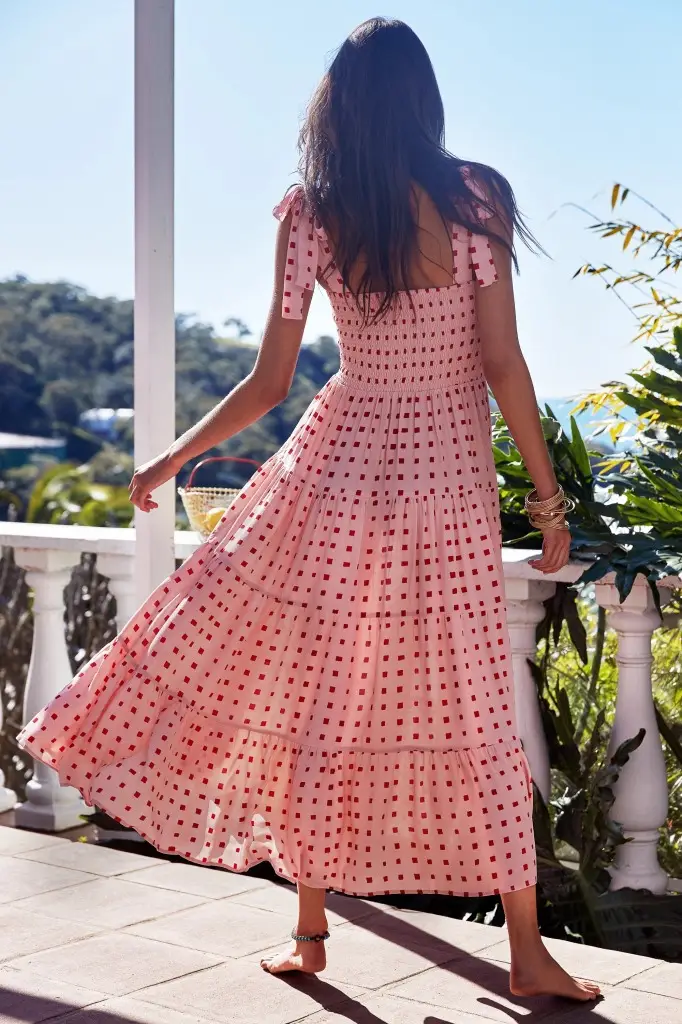 Pink Long Sleeve Printed Dress for Women 2025 — feature 17