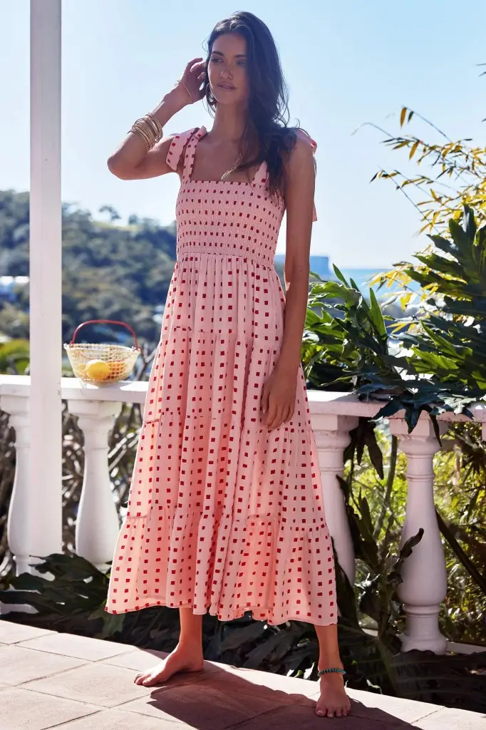 Pink Long Sleeve Printed Dress for Women 2025 — feature 19