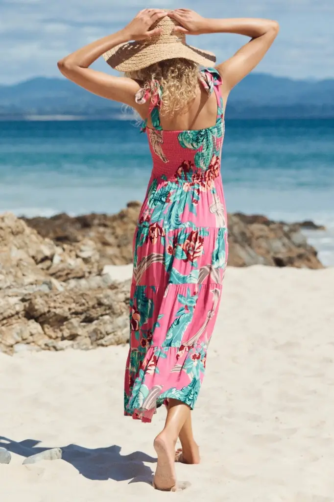 Pink Long Sleeve Printed Dress for Women 2025 — feature 6