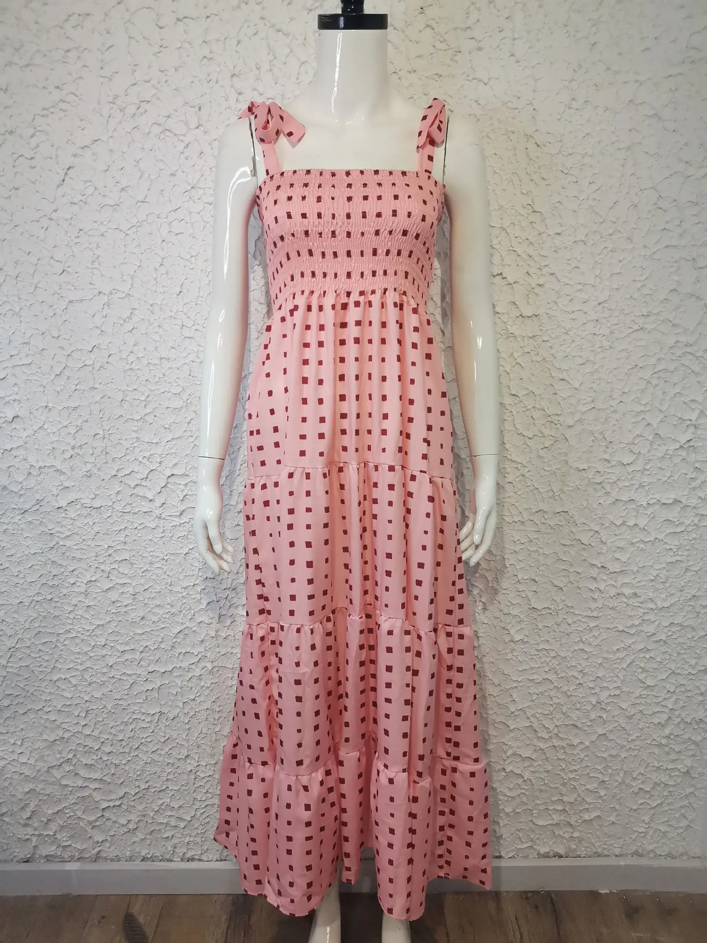 Pink Long Sleeve Printed Dress for Women 2025 — feature 94