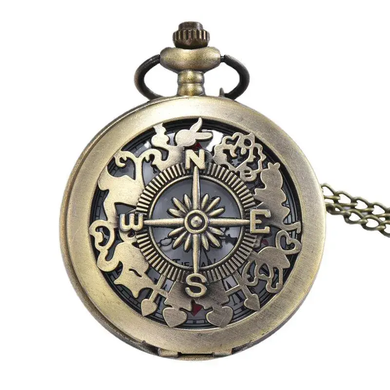 Retro Anime Pocket Watch with Chain Strap - Image 3
