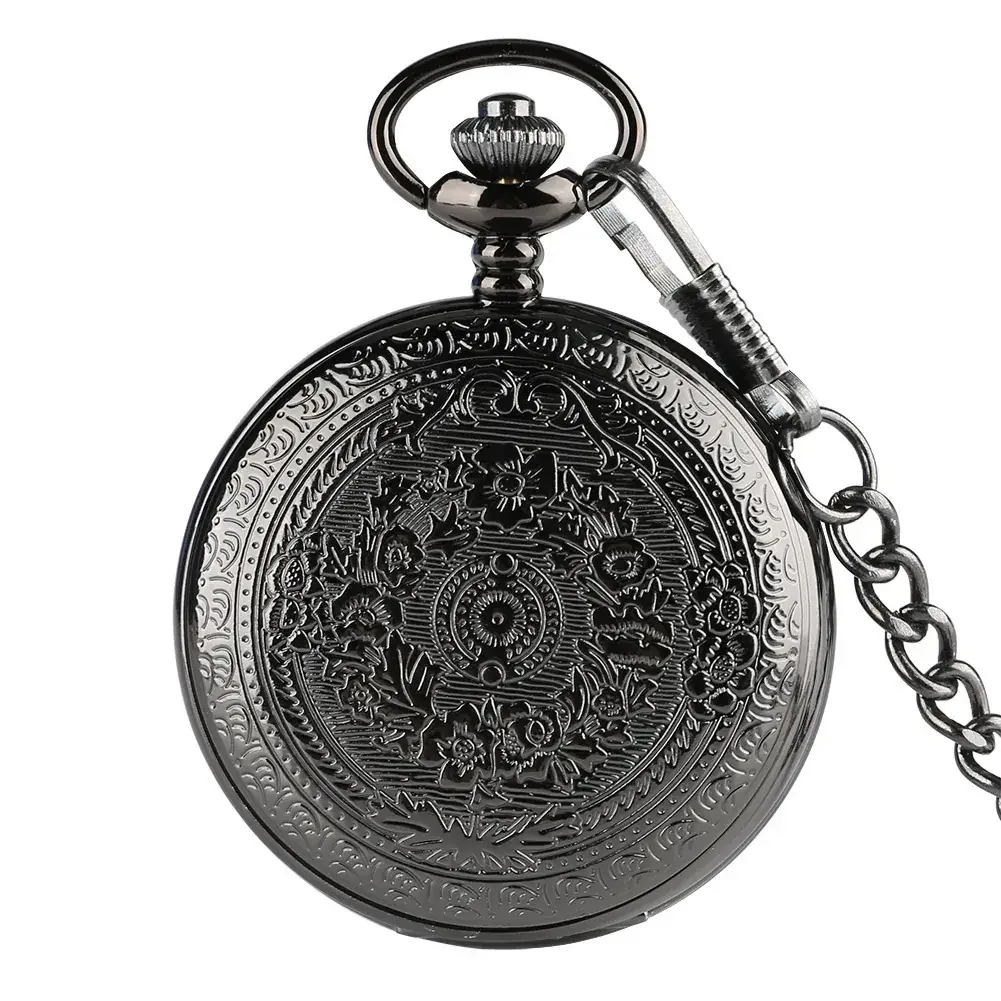TOMYSON English Letter Pocket Watch Necklace Chain Watch — feature 3