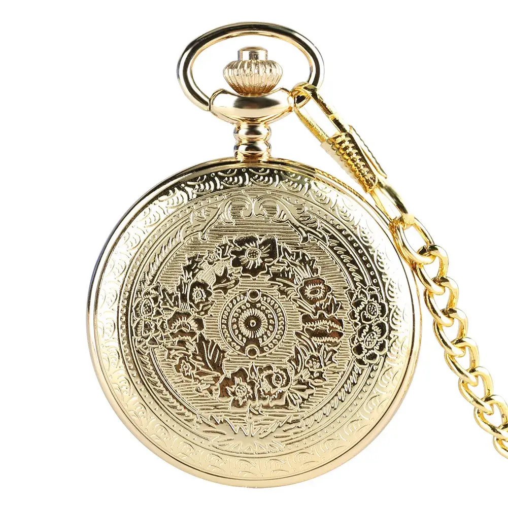 TOMYSON English Letter Pocket Watch Necklace Chain Watch — feature 6