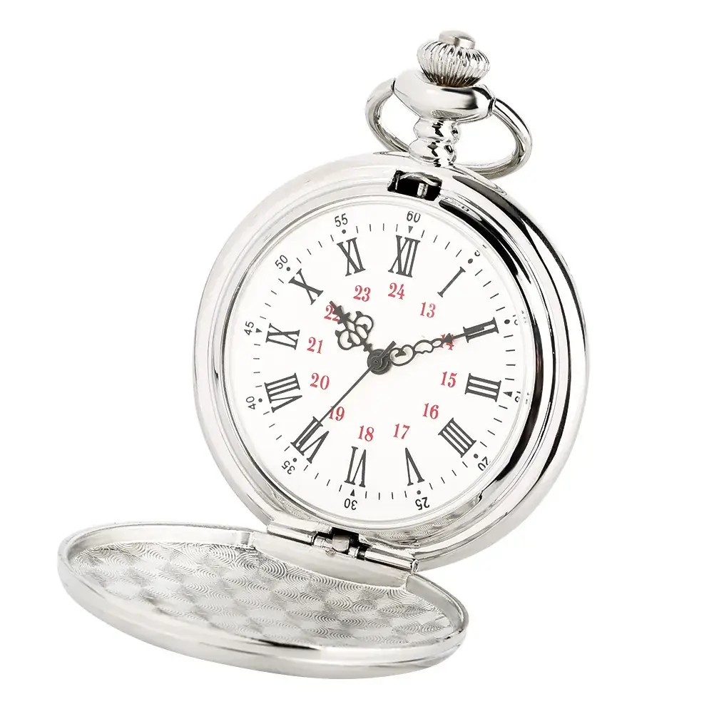 TOMYSON English Letter Pocket Watch Necklace Chain Watch — feature 8