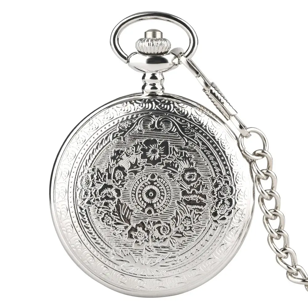 TOMYSON English Letter Pocket Watch Necklace Chain Watch — feature 9