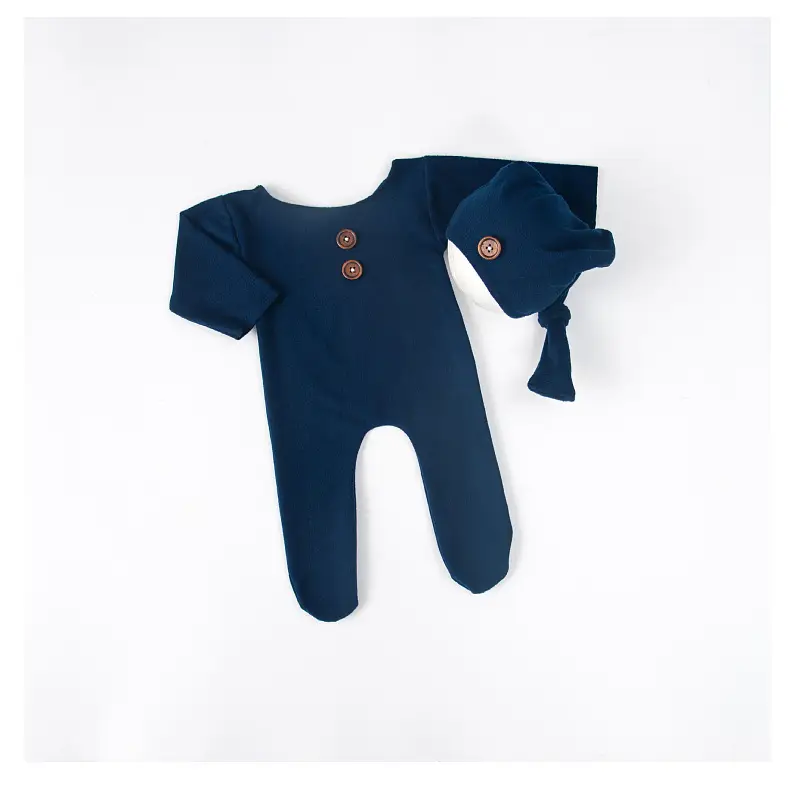 Newborn Knitted Red Baby Photo Suit White — feature 14