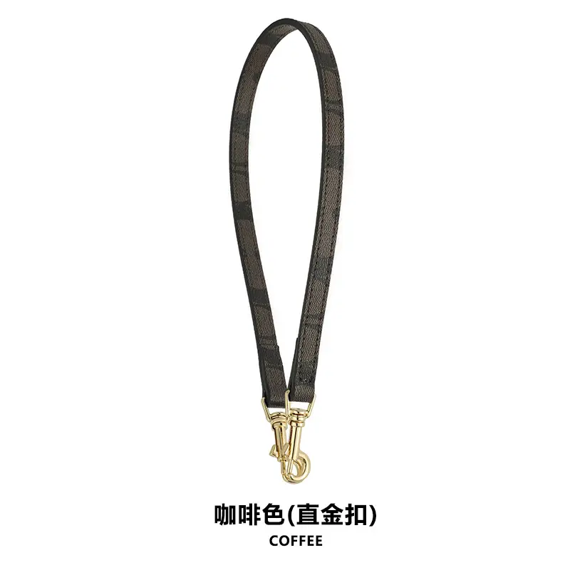 B- 47 a section of 60cm brown straight gold buckle
