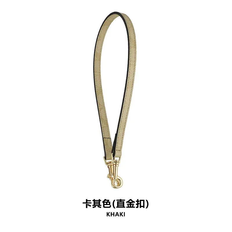 B- 47 a section of 60cm khaki straight gold buckle