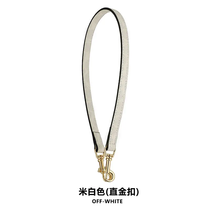 B- 47 a section of 60cm creamy-white straight gold buckle