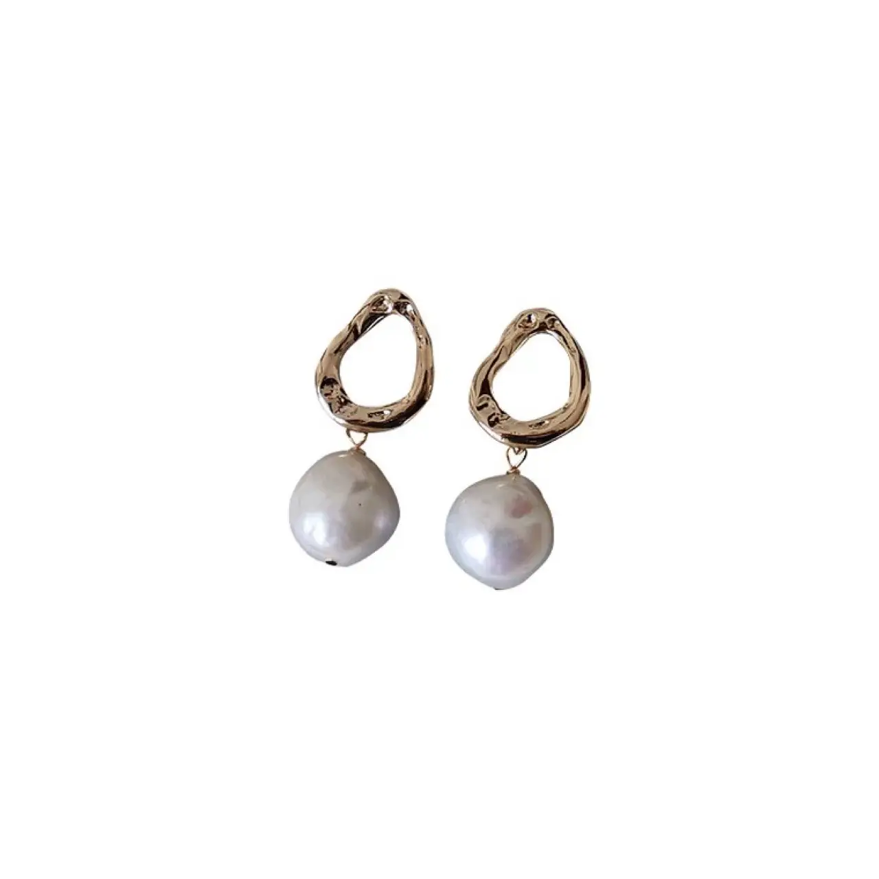 Pearl Earrings Female 925 Silver Needle Niche Retro French Style
