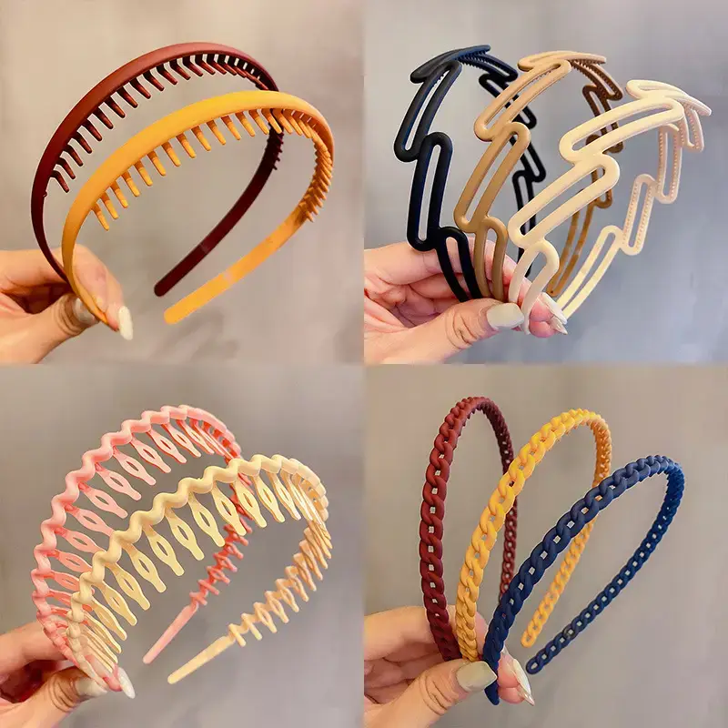 Pink Toothed Face Washing Headband for Women