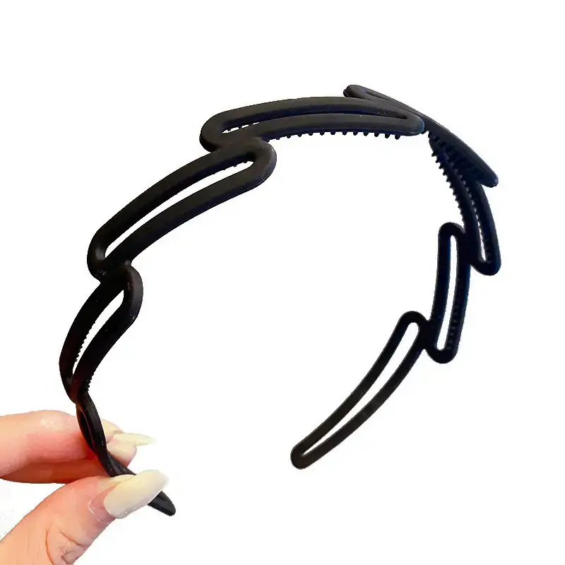 Pink Toothed Face Washing Headband for Women