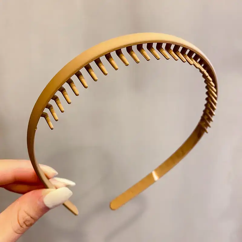 Pink Toothed Face Washing Headband for Women